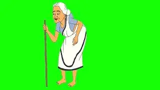 Thakurmar walking green screen video animation | free green screen | no copyright greenscreen bd