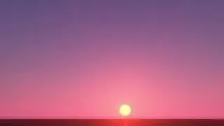 Sun Set From Different Planet