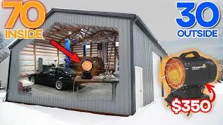 I Tried Heating My Entire Shop With a $350 Diesel Heater