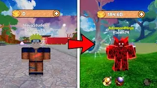 Noob a Pro en Ninja Storm Simulator Roblox