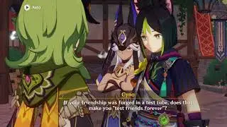 Tighnari's had it with Cyno's jokes