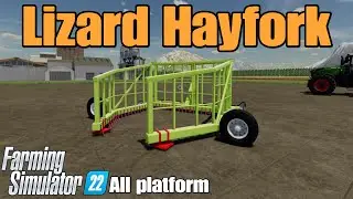 Lizard Hayfork   / FS22 Mod for all platforms