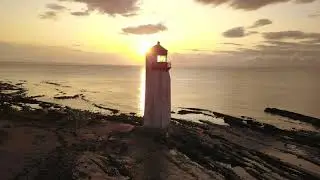 Southerness Lighthouse Drone DJI Mavic