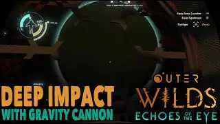Deep Impact Achievement using the gravity cannon | Outer Wilds