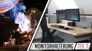 Monitorhalterung selbst Bauen / Schreibtisch – Projekt / Teil 3