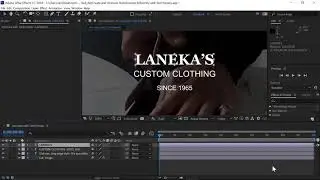 Learn after effects - Animate efficiently with text presets