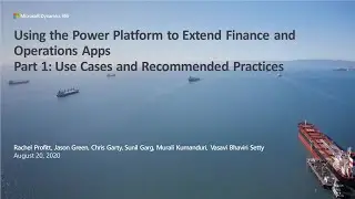 Using the Power Platform to Extend Finance and Operations Apps Part 1 - TechTalk