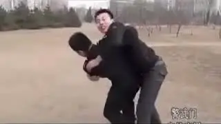 Полиция Китая . Отработка задержания.
