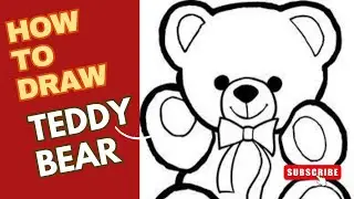 How to Draw a Cute Teddy Bear Easy