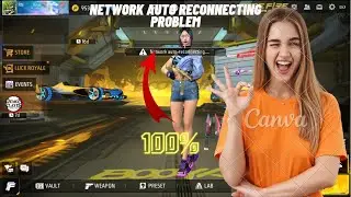 HOW TO SOLVE NETWORK AUTO RECONNECTING PROBLEM FREE FIRE | NETWORK PROBLEM FREE FIRE