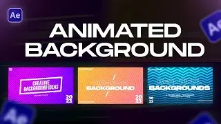 Beautiful Animated Backgrounds In After Effects - After Effects Tutorial