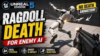 How to Make Ragdoll Death for Enemy AI in Unreal Engine 5