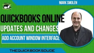 Add Account In QuickBooks Online New Interface
