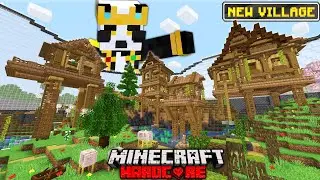 I Built a SWAMP VILLAGE in Minecraft Hardcore