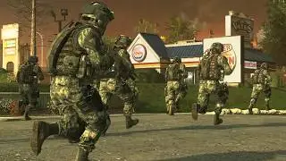 Battle of Burger Town - MODERN WARFARE 2 REMASTERED NPC Wars
