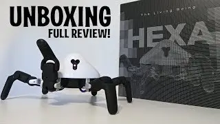 UNBOXING & LETS PLAY - HEXA the all-terrain SMART hexapod ROBOT - by Vincross (FULL REVIEW!)