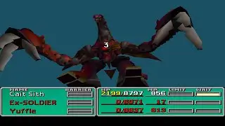 Final Fantasy VII - Ruby Weapon levitating w/ Quadra Finishing_Touch