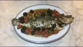 Branzino al Forno (Sea bass in the oven) Step by Step Tutorial