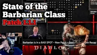 The state of Barbarians in Diablo 4, Season 1 Patch 1.1.1