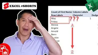 Pivot Table NOT Sorting Correctly Fix - Excel 