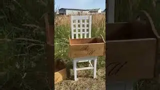 Ящики под вино из массива сосны (свадебный декор)