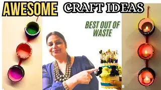 DIYs Empty Tape Roll Craft Ideas | Best Out Of Waste | Recycled Cardboard Roll Craft