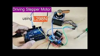 Controlling Steeper Motor with Arduino in Proteus using L298N || Code + Simulation