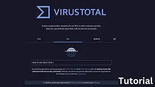 How To USE VirusTotal ! Tutorial