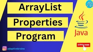 ArrayList Properties with example Program in Java | Collection