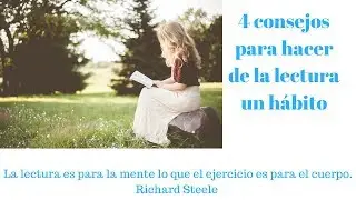 Crear hábito de lectura