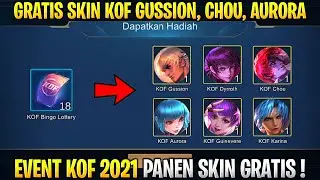 EVENT KOF 2021 GRATIS SKIN KOF CHOU, GUSSION, AURORA, KARINA PERMANEN