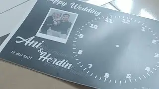 CARA MEMBUAT JAM DINDING BAHAN MDF - DARI NOL