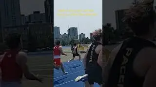 2024 Ontario U14 U16 U18 track and field championship, U 18 men 100m heat (1) Kerr. July 27 2024