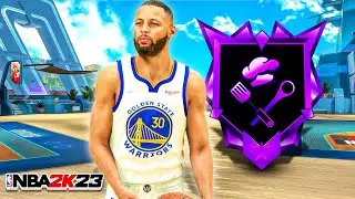 Overpowered *STEPH CURRY* HalfCourt DEMON in NBA 2k23‼️+ badges and jumpshot