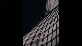 Боди-комбинезон сетка с рукавами 3/4 и открытым доступом Amor El Estela - чёрный
