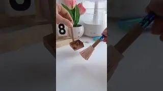 ✨🥰DIY Pencil Broom #shorts #art #diy #craft #youtubeshorts