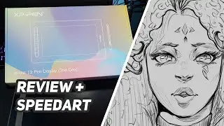 Como é desenhar numa PEN DISPLAY? - Review Artist 12 2nd