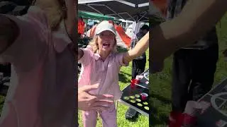 7:23Uhr: aufm Heroes Festival kurz Nachbarn zerfetzt 😂 #beerpong #shorts