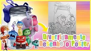 Como desenhar o poster 3 do DIVERTIDAMENTE 2 ( POSTER 3) - TUTORIAL/ PASSO A PASSO