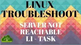 Linux Unable To Reach Server --  L1 Task