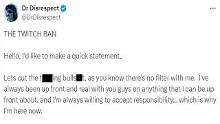 It's over for Dr Disrespect 😭😭😭