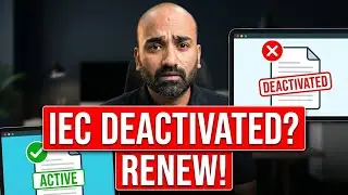 How to Activate IEC code after Deactivated - IEC Renewal Online