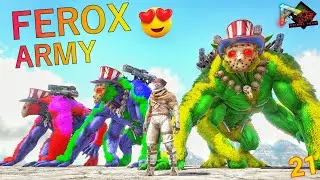 My Buffon Ferox Army Is Ready For Boss Fight 🔥🔥🔥 : ARK Primal Fear : ARK Survival Evolved : Part 21