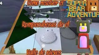 Como resolver el rompecabezas de el Valle de nieves en Super ber adventure 😃👌