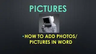 HOW TO ADD PICTURES/PHOTOS IN WORD IN HINDI 
