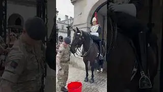 Troopers Takes Care of their Horses