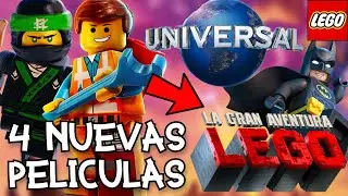 UNIVERSAL esta HACIENDO 4 NUEVAS PELÍCULAS de LEGO! - ¿LIVE-ACTION? DIRECTORES y TODO Sobre las 4