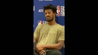 Jimmy Butler on the upcoming game "If you wanna win you have to go through a Lebron James Led team!"