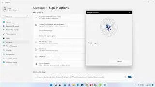 how to setup fingerprint Windows 10/ 11