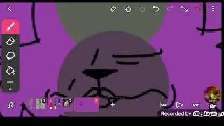 I'm Drawing my two characters - (Burnt Killer Rabbit and Bunny kisses)